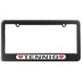 thumbnail image 1 of Tennis Love with Hearts License Plate Frame, 1 of 1