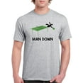 thumbnail image 1 of Tennis Man Down T-Shirt Men -Smartprints Designs, Male Medium, 1 of 4