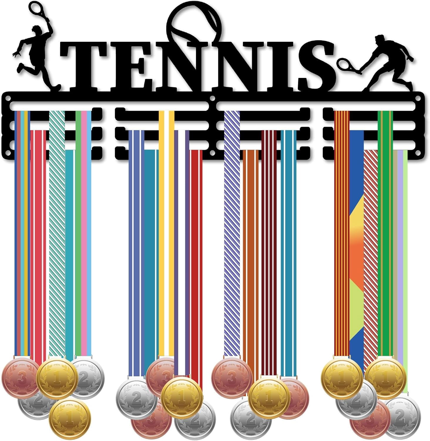 CREATCABIN Tennis Medal Hanger Display Medal Holder With Shelf - View #8