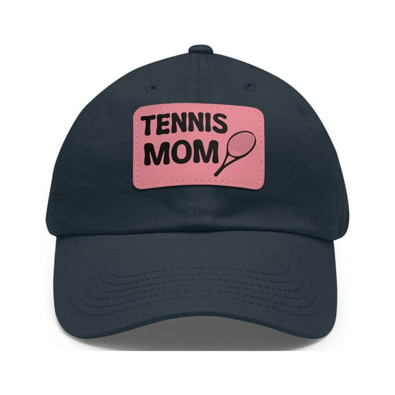 Tennis Mom Hat Cap Strap Back Dad Hat With Patch High School College Mom