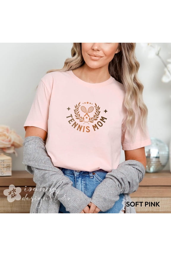 Tennis Mom Shirt Preppy Tennis Apparel Trendy Sports Mom Vintage Retro Womens Tennis Clothing Birthday mom mothers Sweatshirt All Size S-5XL