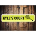 thumbnail image 1 of Tennis Novelty Sign, Metal Wall Decor - 4x18 inches, 1 of 4