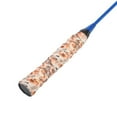 thumbnail image 1 of Tennis Paddle  Self-adhesive Flower Printing Multi-color Leopard Print Non-Slip Grip Tape Over Grips Racquet Sweatband Badminton Racket Overgrips ORANGE FLOWER, 1 of 1