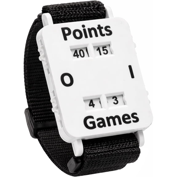 Tennis & Padel Wrist Scorekeeper – Mechanical Dial Score Counter with Adjustable Elastic Strap, Lightweight Portable Match Score Tracker