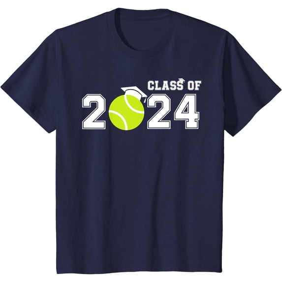 Tennis Player Class of 2024 Tennis, Senior High School Grad T-Shirt