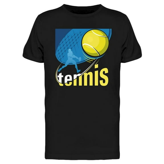 Tennis Player  Design T-Shirt Men -Image by Shutterstock, Male 3X-Large