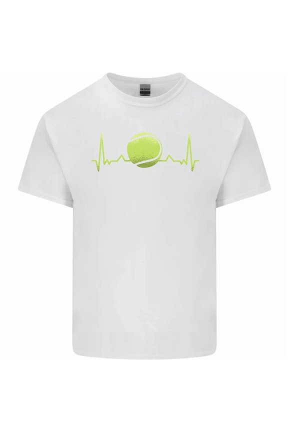 Tennis Player ECG Pulse T-Shirt