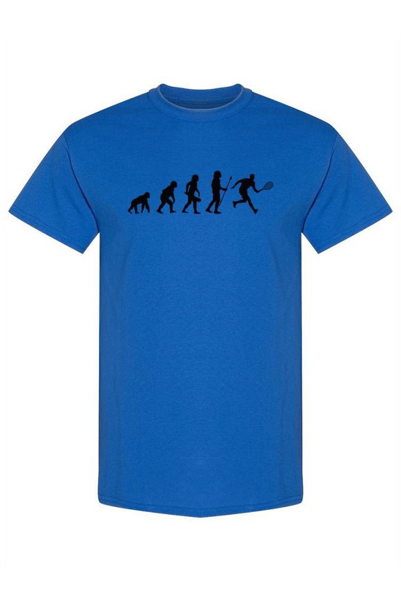 Tennis Player Evolution T-Shirt Women -SPIdeals Designs, Female 4X-Large