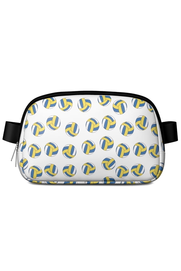 Tennis Player Fanny Pack – Sports Print Waist Bag for Teens – Waterproof Adjustable Belt Bag for Training & Game Play