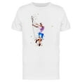 thumbnail image 1 of Tennis Player Low Poly T-Shirt Men -Image by Shutterstock, Male 3X-Large, 1 of 2