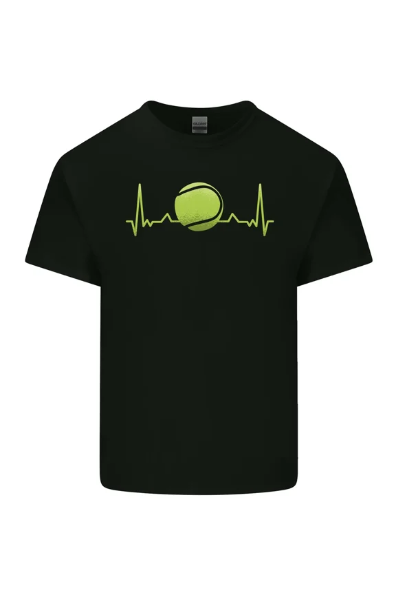 Tennis Player Pulse Funny ECG and Sport and Slogan Unisex T-Shirt