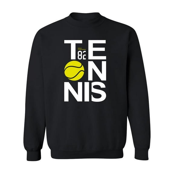 Tennis Player. Sweatshirt Men -Image by Shutterstock, Male 4X-Large