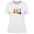 thumbnail image 1 of Tennis Players Color Silhouettes T-Shirt Women -Image by Shutterstock, Female x-Large, 1 of 2