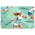 thumbnail image 1 of Tennis Polyester Non-Slip Machine Washable Floor Rug Indoor Rug - Best Office Mat at Amazon, 1 of 6