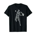 thumbnail image 1 of Tennis Positions Player Balls Funny Racket Game Outfit T-Shirt, 1 of 5
