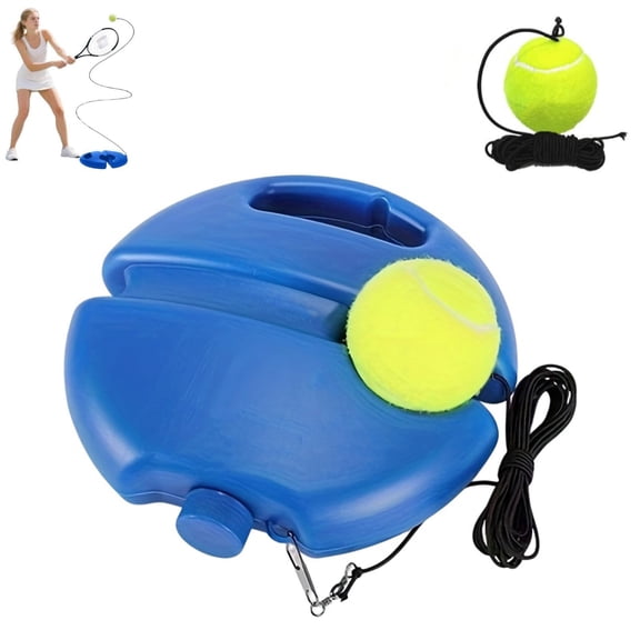 Tennis Practice rebounder, Tennis Ball Bouncer with Weighted Base, Portable Tennis Training Equipment, Suitable for Adult Beginners