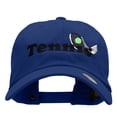 thumbnail image 1 of Tennis Rack and Ball Embroidered Unstructured Cotton Twill Washed Cap - Royal OSFM, 1 of 5