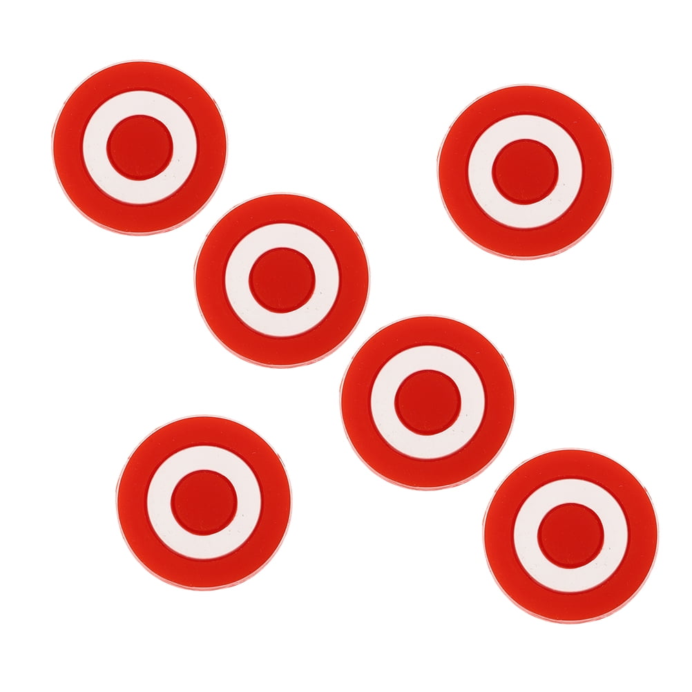 Tennis Racket 6 Pcs Gear Equipment Bullseye Pattern Dampeners Shock