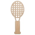 thumbnail image 1 of Tennis Racket Doodle Wood Shape Unfinished Piece Cutout Craft DIY Projects - 4.70 Inch Size - 1/8 Inch Thick, 1 of 7