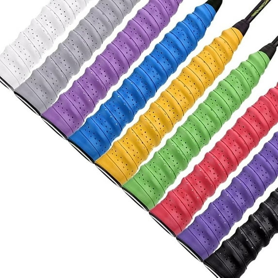 Tennis Racket Grip Tape, Non-Slip Padel Grip Tape, Extra Tight Tennis Racket Padel OverGrip, High Sweat Absorption, Grip Tape Pack of 5 B215