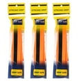 thumbnail image 1 of Tennis Racket Grip Tape, PU Racquet Overgrip with Damping Ridges Anti-Slip Absorbent Perforated Handle Grip for Badminton Pickleball, Orange 3 Pack, 1 of 6