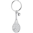 thumbnail image 1 of Tennis Racket Urn Keychain for Ashes for Women/Men Sport Mini Keyring Urn Locket Cremation Key Chain, 1 of 6
