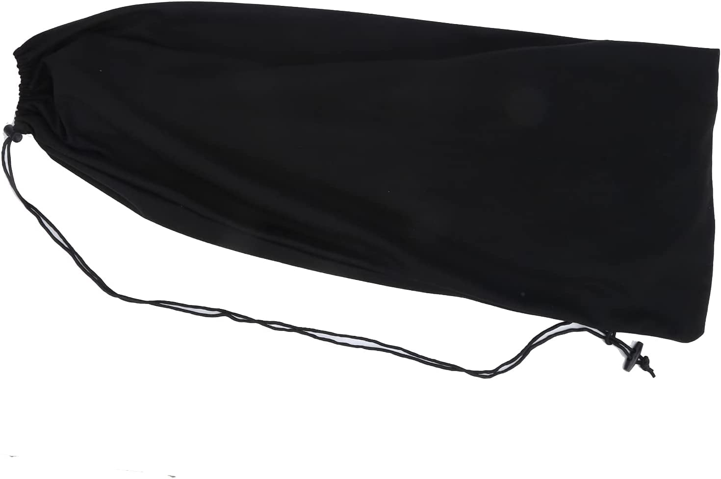 Tennis Racket Velvet Bag Drawstring Cover Thickened Shoulder Carry Case Holds 1 To 2 Racquets Black