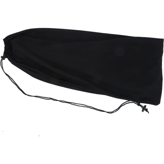 Tennis Racket Velvet Bag Drawstring Cover Thickened Shoulder Carry Case Holds 1 To 2 Racquets Black