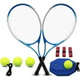 thumbnail image 1 of Tennis Rackets for Adult, 2 Players Adult Recreational Tennis Rackets Set for Beginners and Professional with 4 Tennis Balls, 3 Overgrips, 1 Tennis Bag, 1 of 12