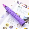 thumbnail image 1 of Tennis Racquet Anti-Slip Sweat Tape Anti Slip Thickened Gradient Colorful Fishing Rod Belt Racket Grip Tape Fishing Rod Sweatband Badminton Racket Grip Tape Tennis Overgrip PURPLE, 1 of 8