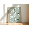 thumbnail image 1 of Tennis Racquet Art Print, Tennis Poster, Girly Wall Art, Tennis Racket Print, Blue Tennis Print, College Apartment Decor Wall Art, Modern Wall Decor, 8x12 UNFRAMED, 1 of 2