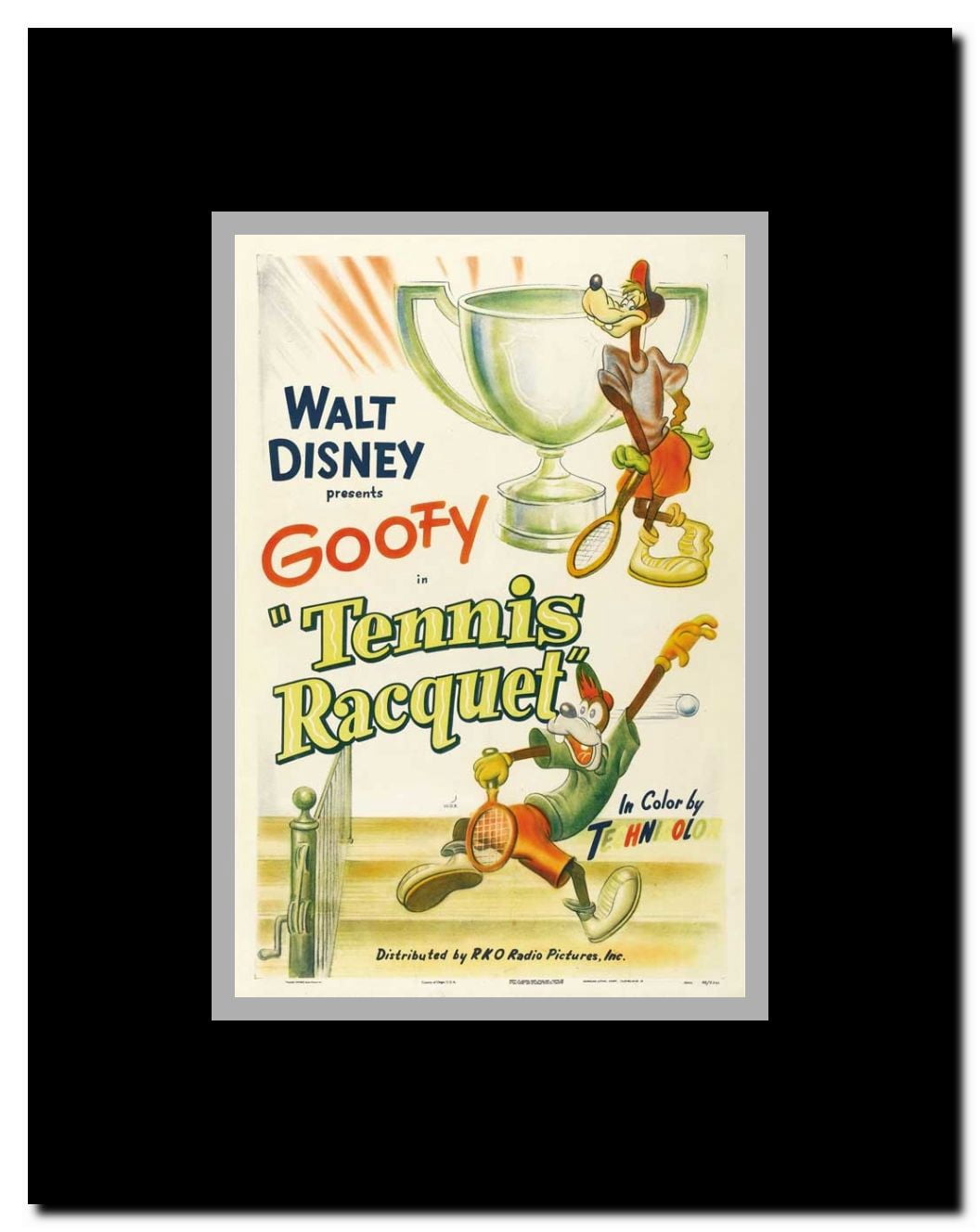 Tennis Racquet Framed Movie Poster