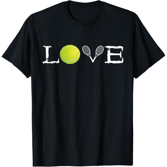 Tennis Racquets Tennis Ball Love Racket Sport Tennis Lover T-Shirt