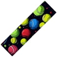 thumbnail image 1 of Tennis Rectangular Kitchen Runner Mat Rug Rubber Washable Absorbent 15.7"x59, 1 of 6