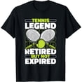 thumbnail image 1 of Tennis Retired - Racket Player Sports Tennis T-Shirt, 1 of 3