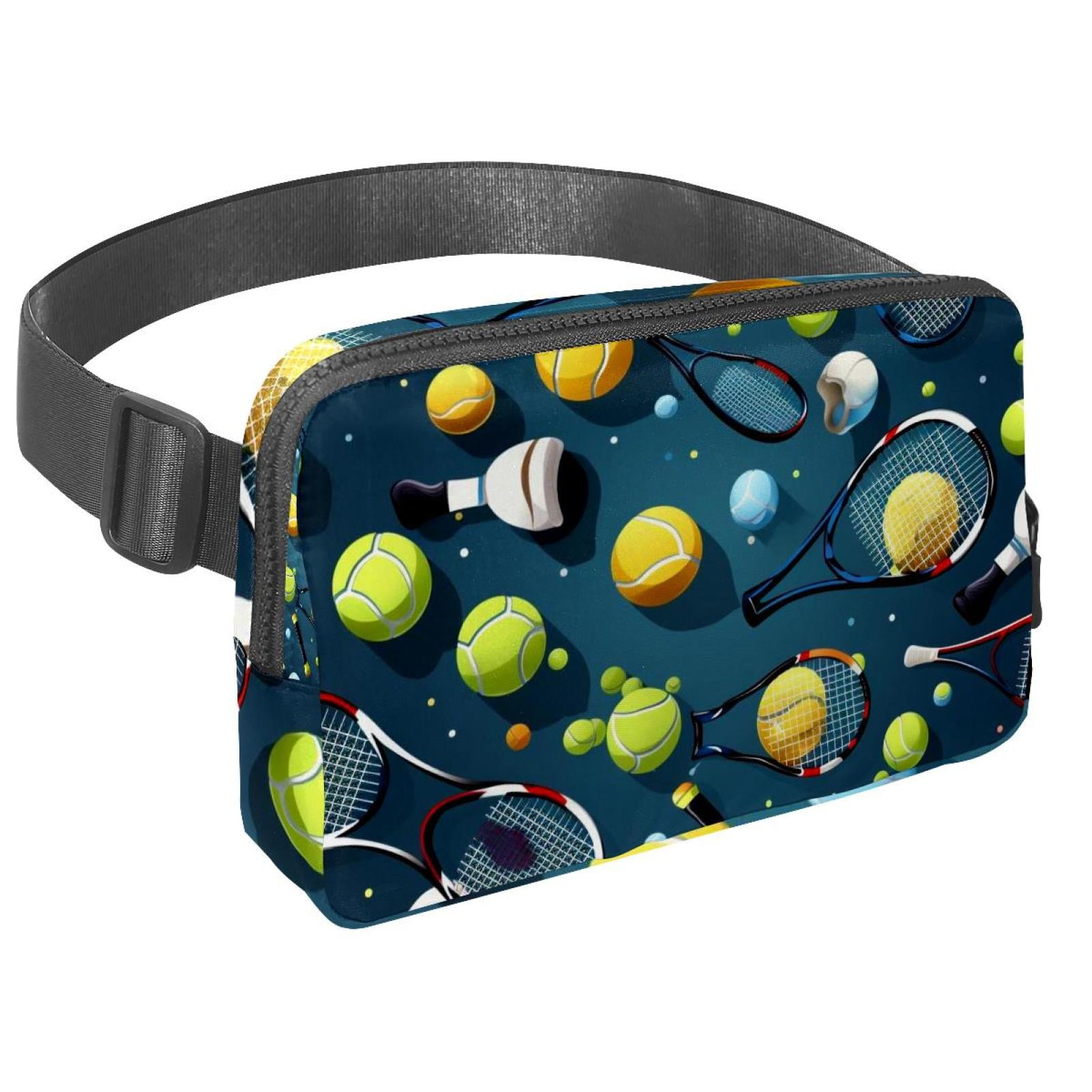 Tennis Running Belt Waist Packs Fanny Bag: Lightweight, Adjustable, with Extension Strap, Unisex