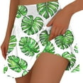 thumbnail image 1 of Tennis Skirt for Women High Waisted Tropical Print Athletic Skorts Lightweight Active Workout Yoga Skirt Fake Two Piece Skirt Workout Beach Shorts, 1 of 5