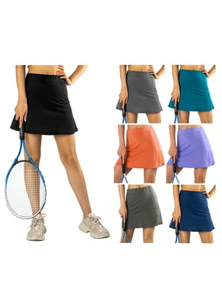 Women Golf Tennis Dress Zipper Collar Workout Sleeveless Athletic Dress  with Built in Shorts and Pockets Sportswear
