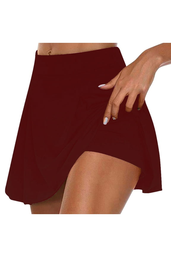 Tennis Skirt for Women with Pockets Shorts High Waisted Seamless Golf Skorts Athletic Workout Cheerleading Skirts Yoga Pants