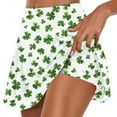 thumbnail image 1 of Tennis Skirts For Women St. Patrick'S Tennis High Waist Elegant Sports Running Shorts Short Skirt E-Multicolor, 1 of 5