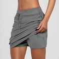 thumbnail image 1 of Tennis Skirts For Women Short Athletic Drawstring Skorts Built In Shorts With Pockets Sports Skirt Ruffled Bed Skirt Skirt plus Size Button Front Denim Skirt Womens A Line Knee Length Skirt Fit And, 1 of 6