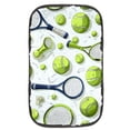 thumbnail image 1 of Tennis Soft Comfortable Furry Printed Armrest Cover Car Armrest Mat Armrest Accessory 12.5x8.2 Inch, 1 of 6