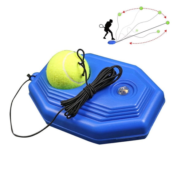 Tennis Solo Practice Trainer with Elastic Cord & Base for All Skill Levels