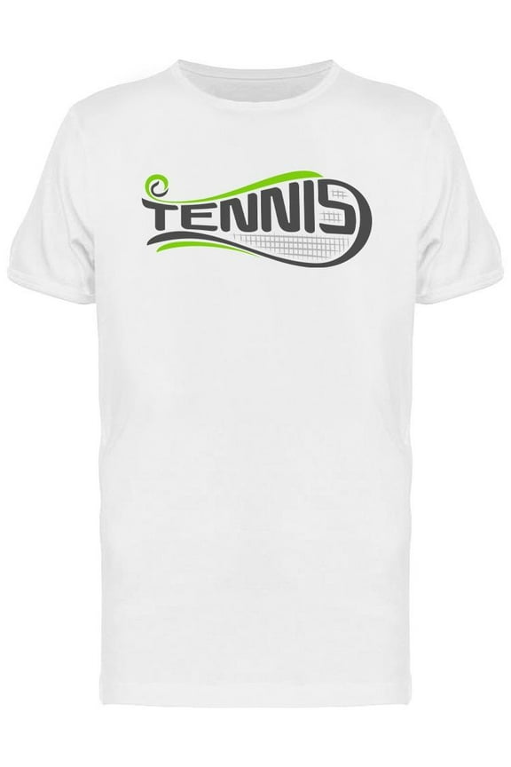 Tennis Sport Design T-Shirt Men -Image by Shutterstock, Male Medium