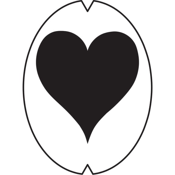 Tennis Stencil by Racquet Art - Heart - Click for other images