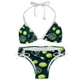 thumbnail image 1 of Tennis Swimwear Bikini Set with Detachable Sponge & Adjustable Strap, Two-Pack for Beach & Pool Parties, 1 of 6