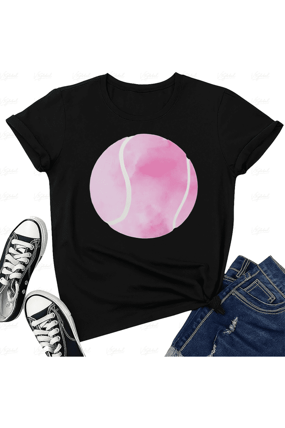 Tennis Tie Dye Groovy Retro Style Sports Player Athlete Gift Unisex T-Shirt V11913, up to size 5XL