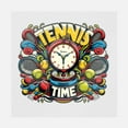 thumbnail image 1 of Tennis Time Retro Art Transfer, 1 of 1