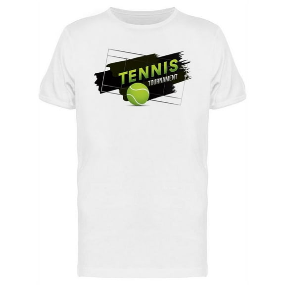 Tennis Tournament Design T-Shirt Men -Image by Shutterstock, Male 3X-Large