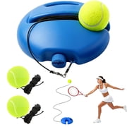 Tennis Trainer Rebounder with Weighted Base for Solo Practice, Portable Self-Training Equipment with Elastic String Ball, Tennis Practice Tool for Yard and Driveway